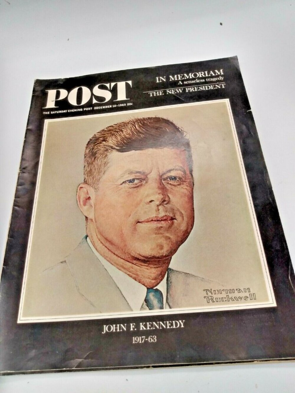President John F. Kennedy Saturday Evening Post "In Memoriam" Dec. 1963